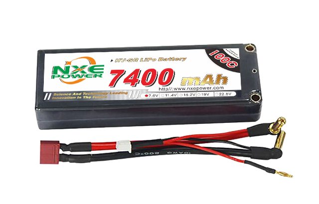 7400mAh 100C 2S 7.6V 車模電池