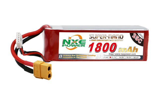 1800mAh 25C 3S 11.1V FPV穿越機電池