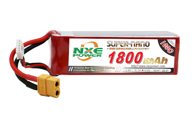 1800mAh 100C 4S 14.8V FPV穿越機電池