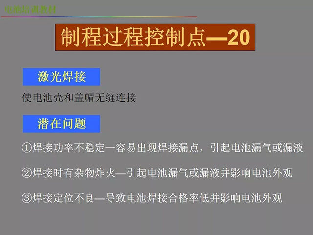 鋰電池廠家詳解：鋰電池生產(chǎn)工藝注意問題（圖）